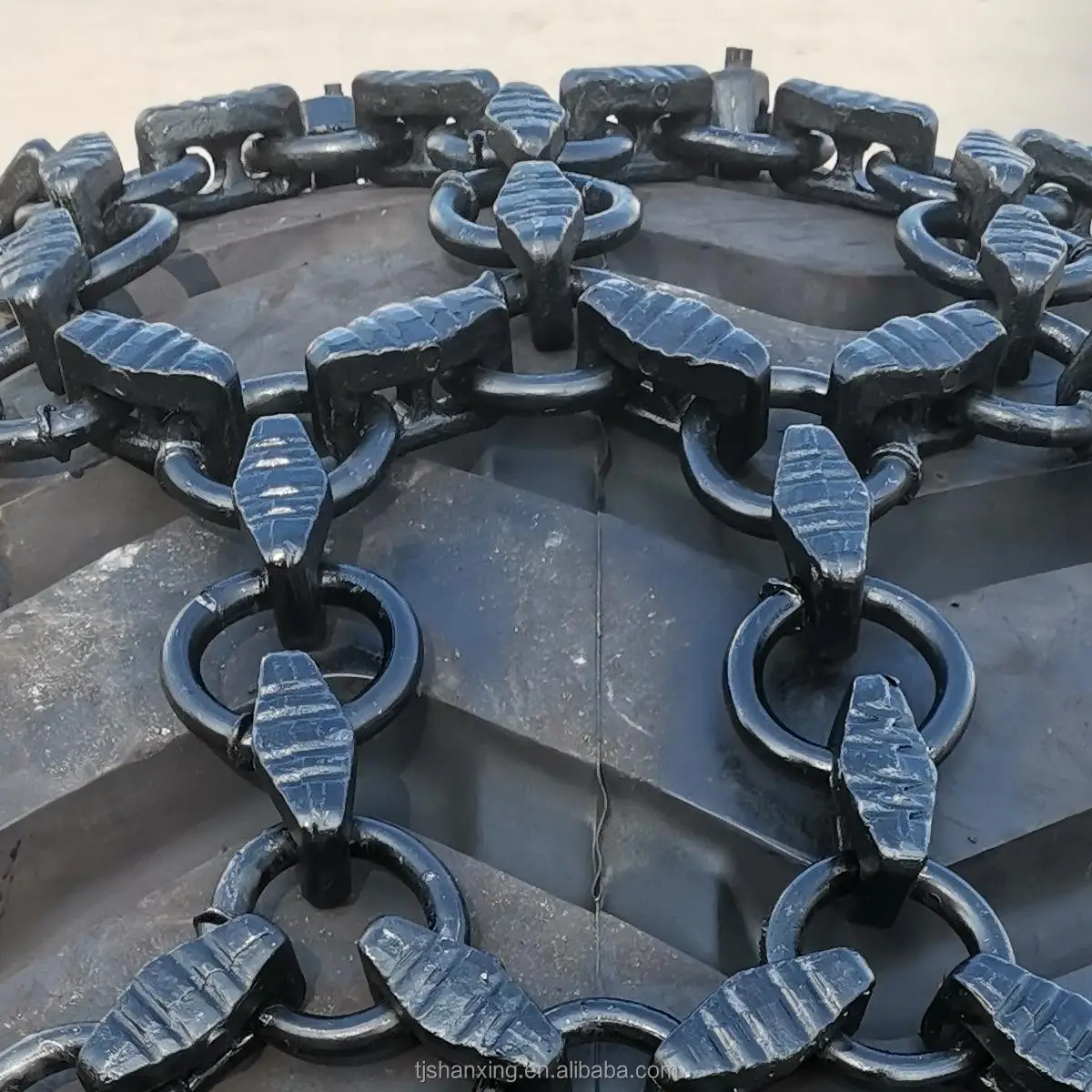 Steel Farm Tractor Tire Protection Chain Snow Chain Wheel Loader Tire Protection Chain