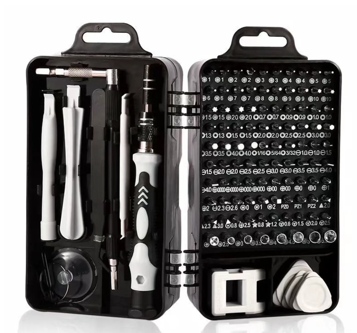 Mini Precision Screwdriver Set 115 in 1 Magnetic Screwdriver Bit Kit Multi-Function Stainless Steel Professional Repair Tool