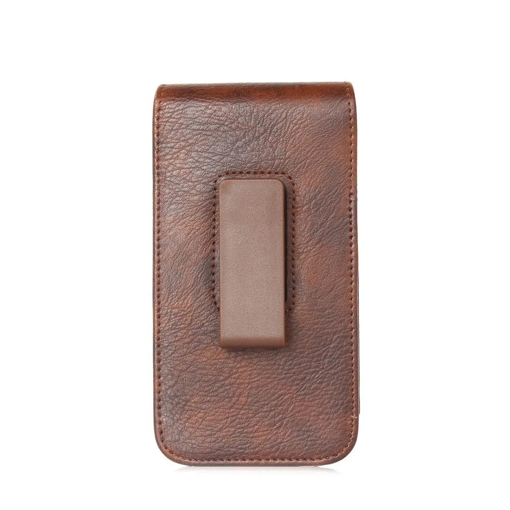 Holster for iPhone Samsung Leather Belt Case with Belt Clip/Loop Premium Pouch with Built in ID Card Holder