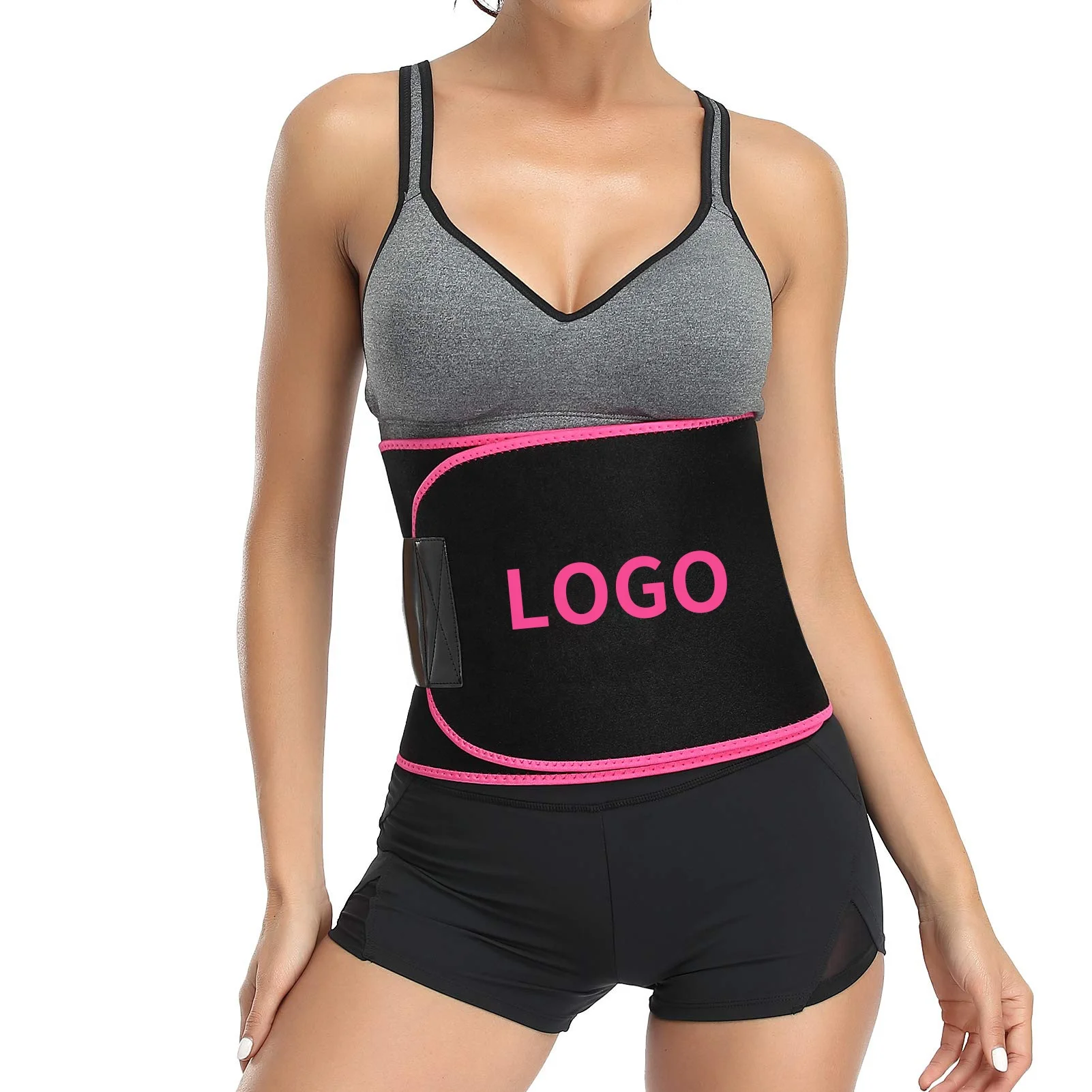 
Best Selling Neoprene Sauna Fabric Stomach Wrap Slimming Belt Tummy Sweat Belt Waist Trimmer for Exercise, Running 