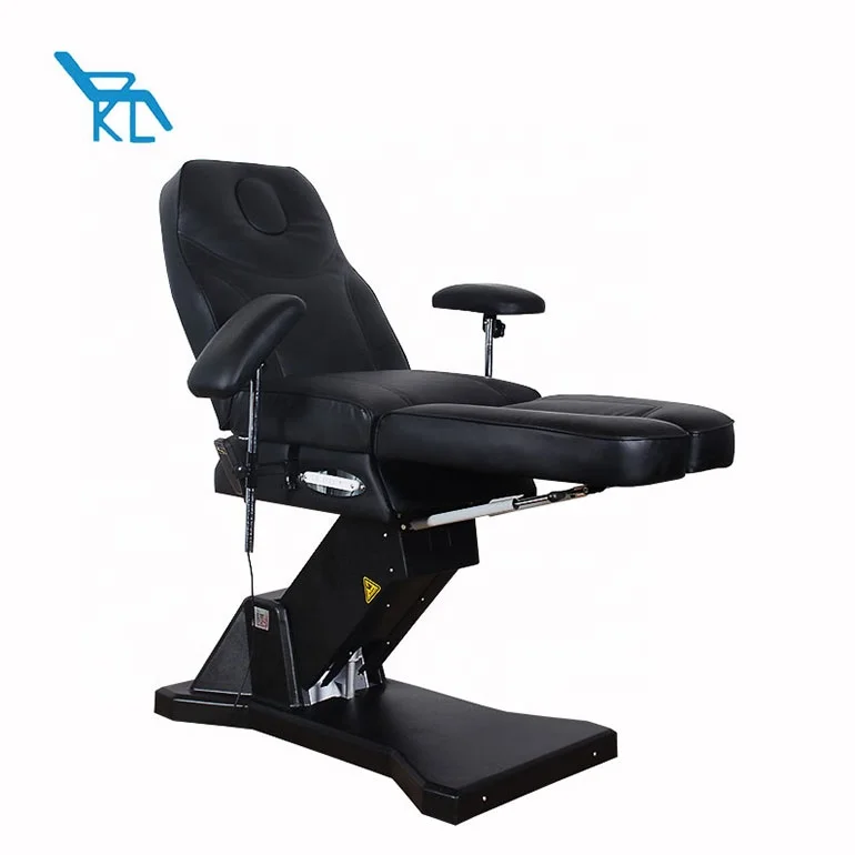 Multifunctional black tattoo equipment furniture professional massage table chair electric tattoo bed wholesale