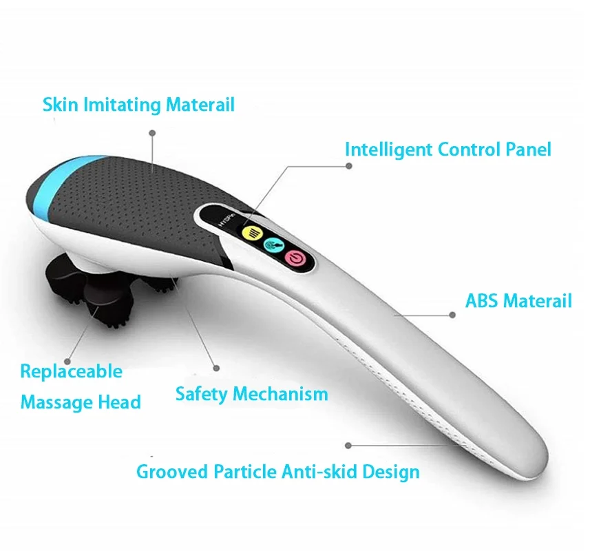 Portable Electric Body Massager Machine Dolphin Infrared Hammer Vibrating Back Handheld Vibrating Massager