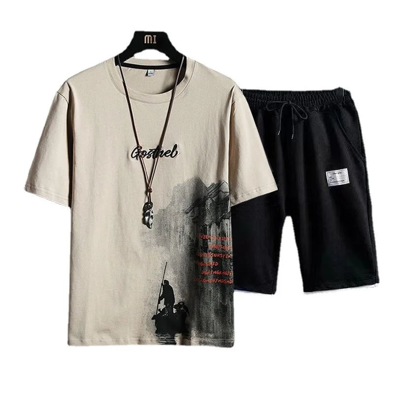 2022 Summer New Arrival Half-sleeved Short-sleeved T-shirt for suit Men