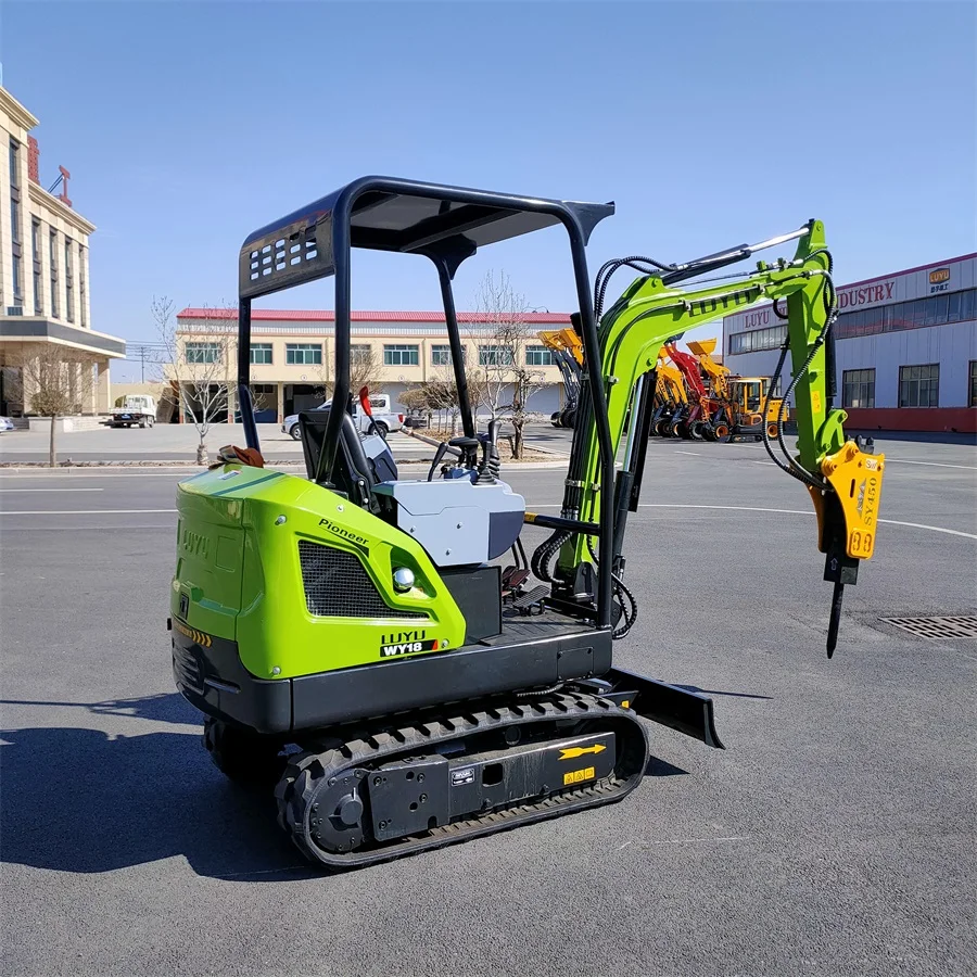 Small Mini Crawler Excavator Agriculture Urban Projects 1.8ton Excavator