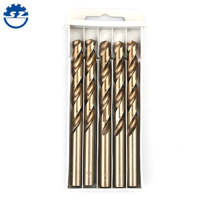Amber Roasted 1~20mm Din 338 High Speed Steel Fully Ground HSS M35 Cobalt Drill Bits