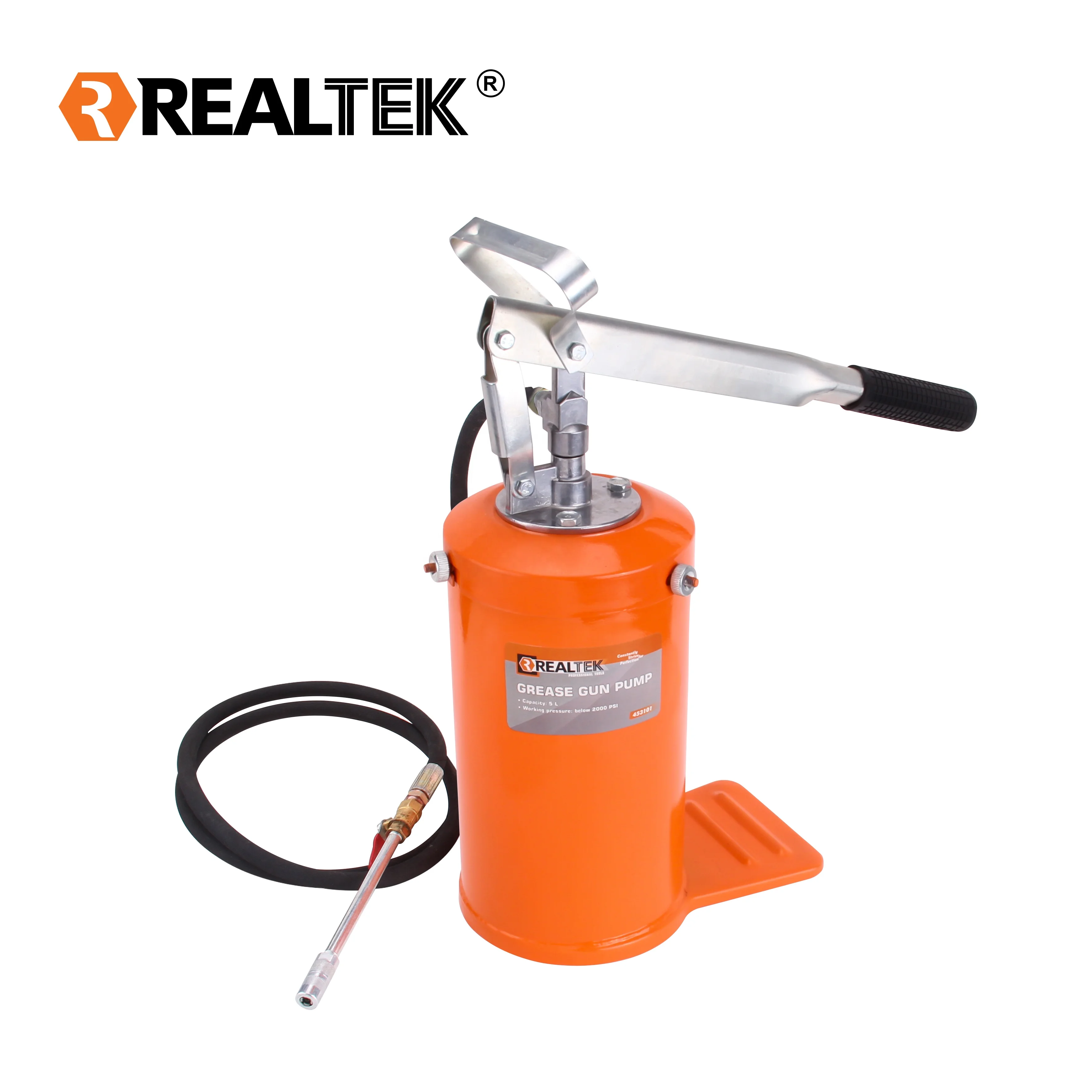 Realtek 5L 8L 10L 16L 25L  Grease Gun Oil Can for Vehicle Repairing