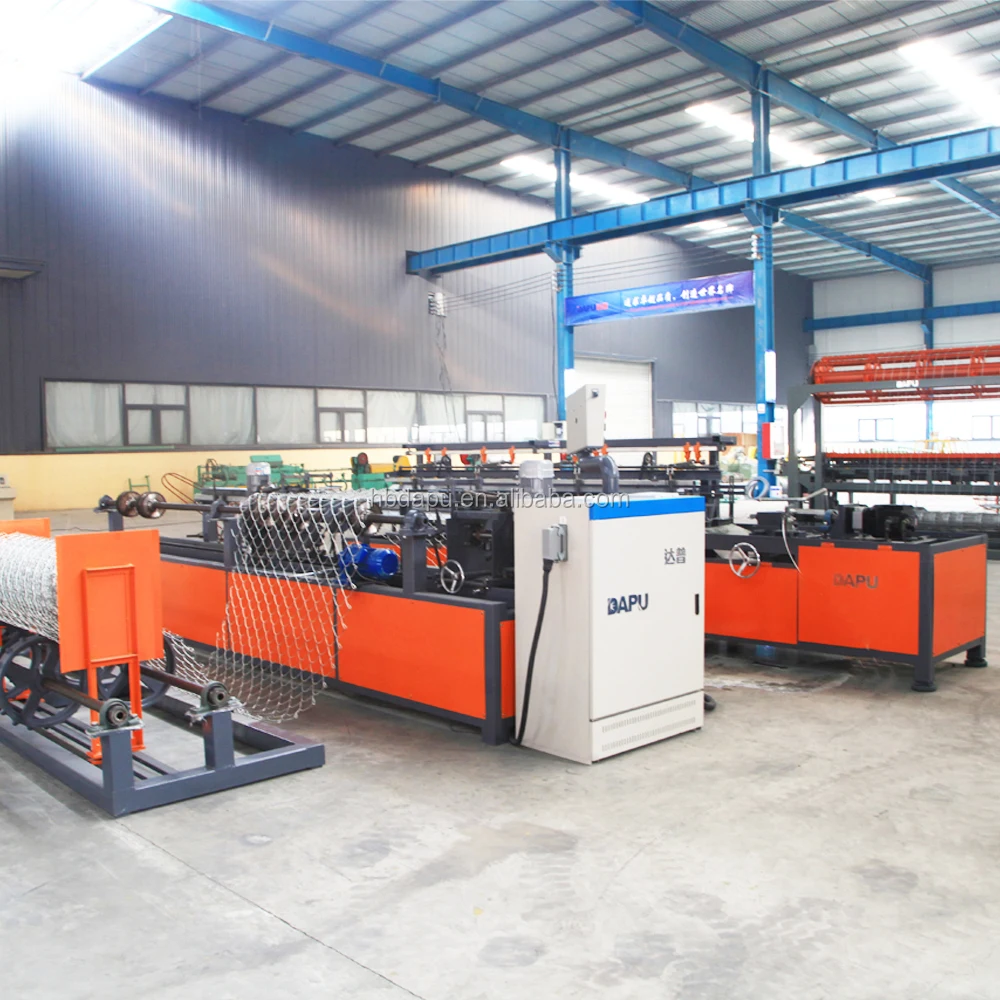 Semi automatic single wire chain link making machine