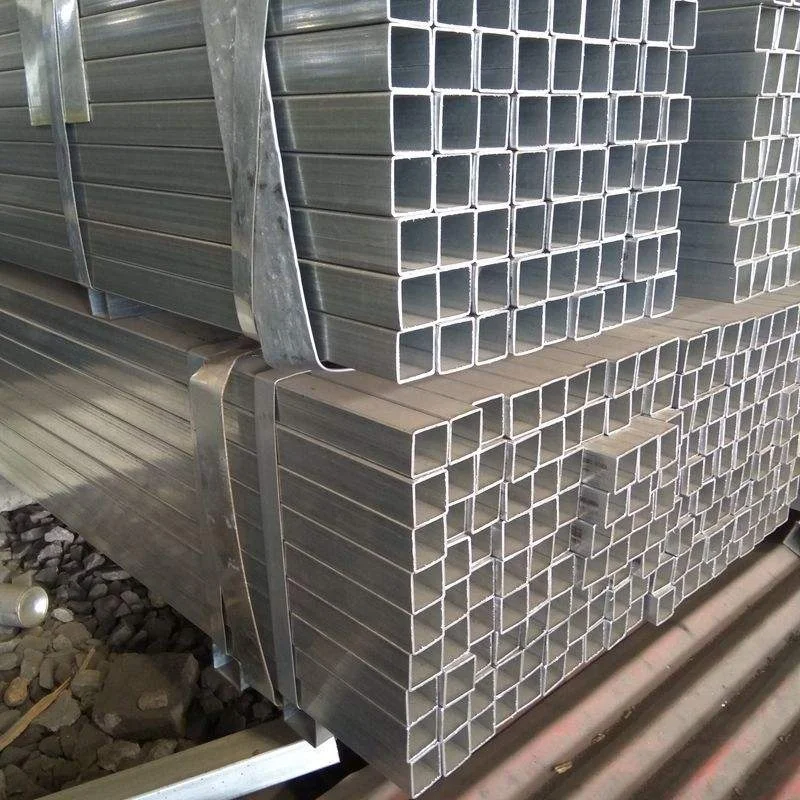 Cheap price Q235 hot dipped galvanize steel square tube for building material tube