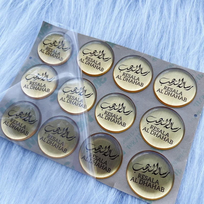 Drop glue custom Domed Resin Stickers Vinyl Print  Personalized Epoxy Die Cut packaging Waterproof plastic label logo