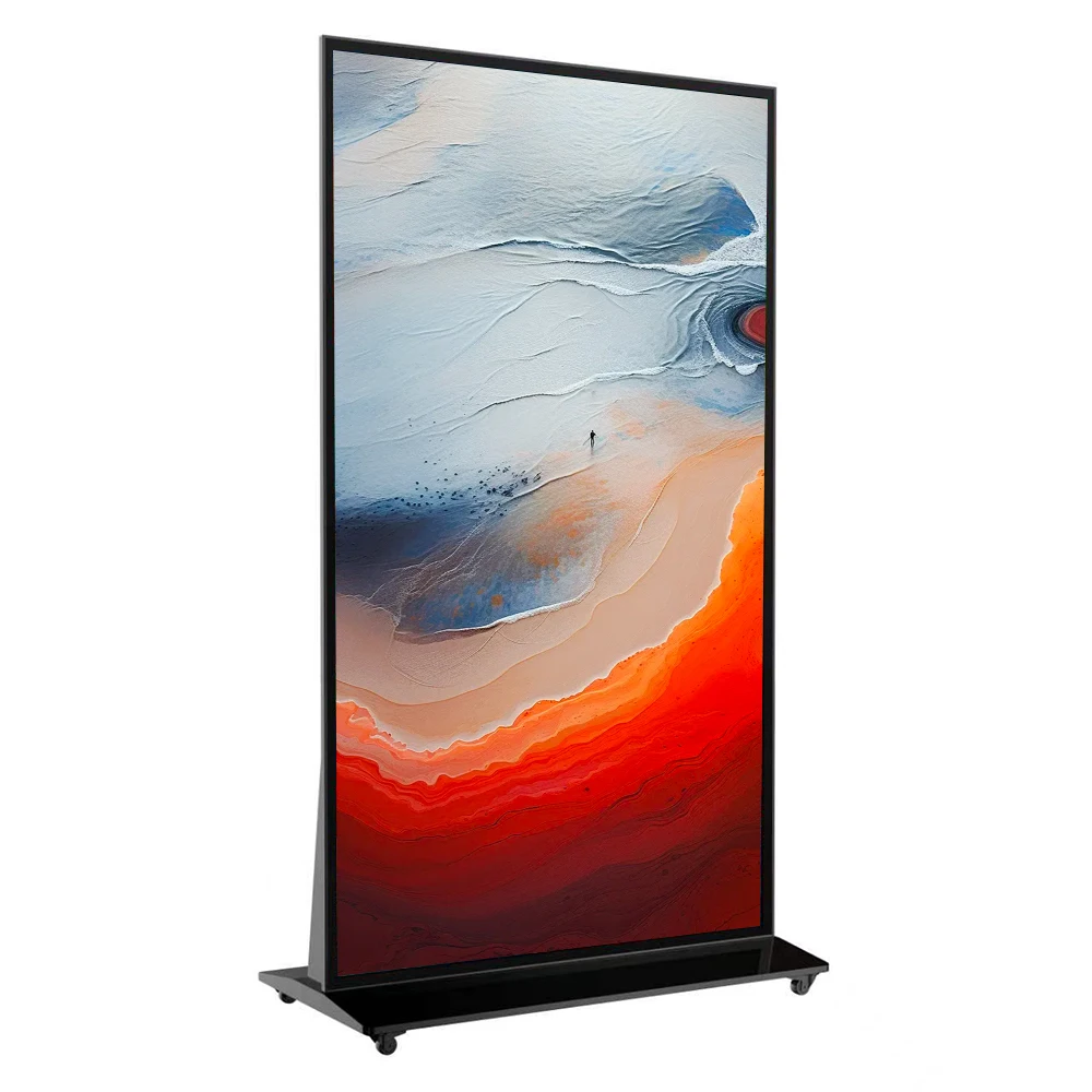 VISIGN digital signage LED LCD 75 86 98 дюймов 4K сенсорный экран подвижный рекламный медиаплеер дисплей