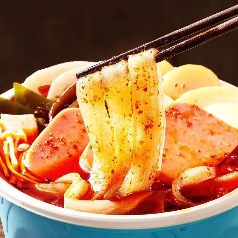 Yang Guofu lunch meat sausage slices tomato spicy hot, convenient instant spicy self-heating smallFondue