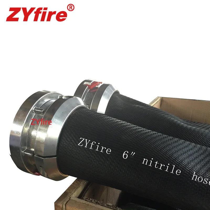 ZYfire High acrylonitrile content Through-the-weave NBR Irrigation Sludge Discharge Liquid Fertilizer Hose
