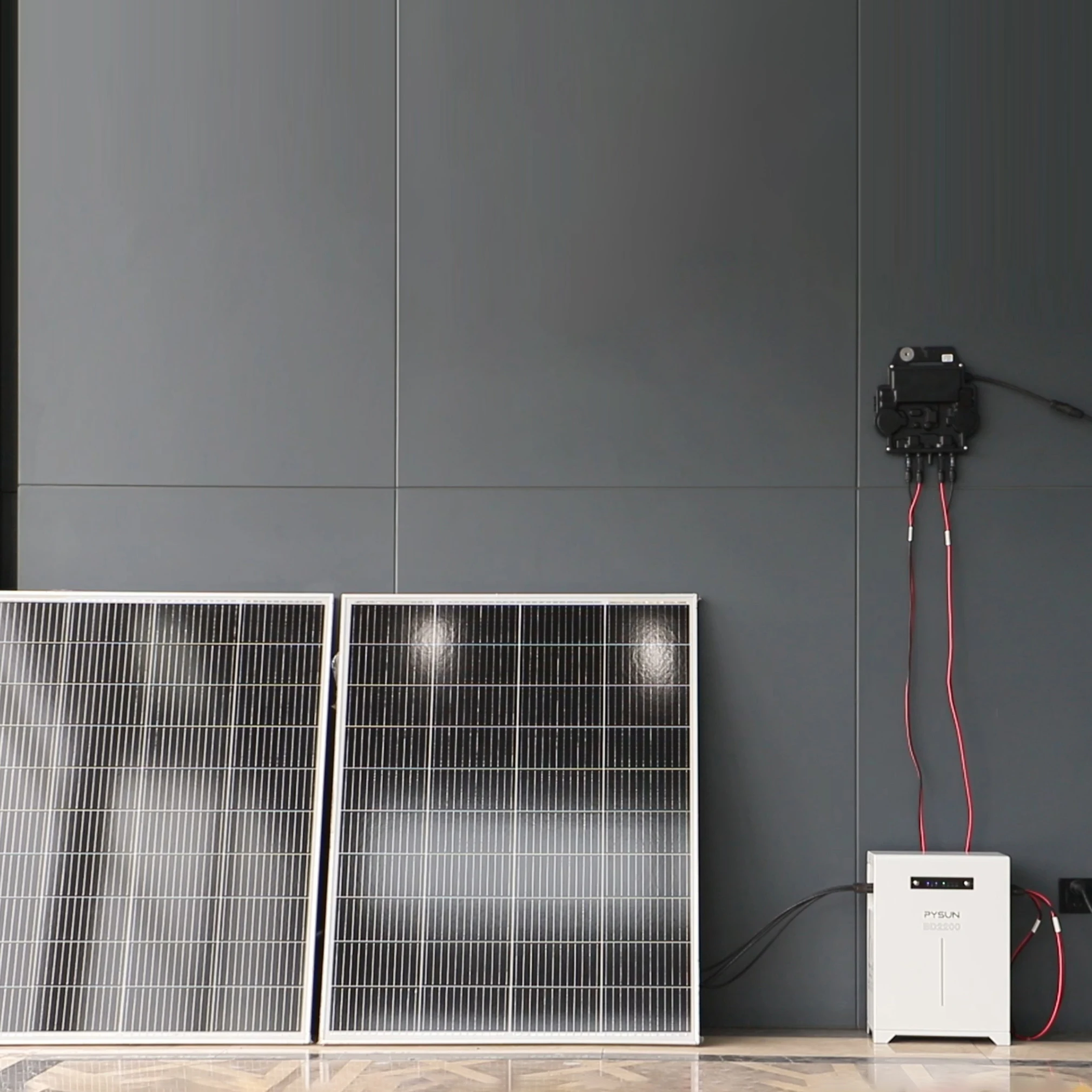 PYSUN Eu Market Complete Balkonkraftwerk Balcony Solar 600w Solar Balcony System With Aluminum Bracket Balcony System