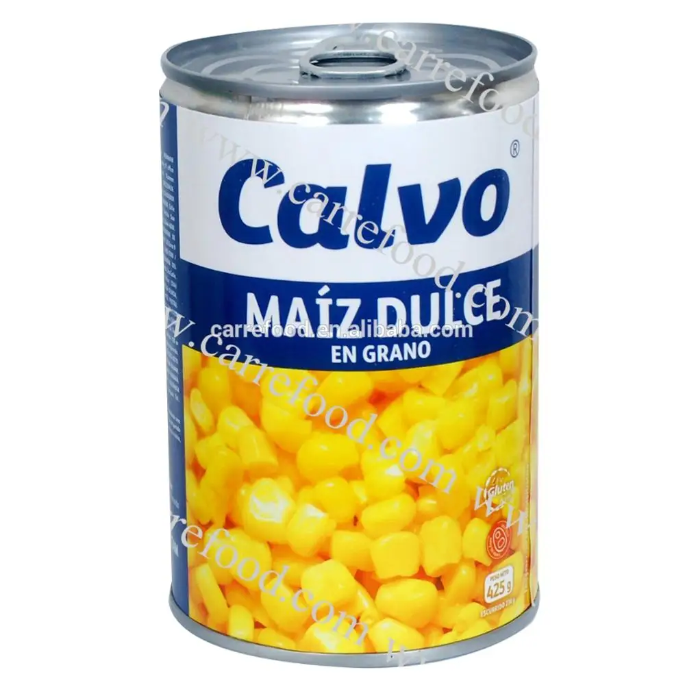 Choclo maiz dulce whole canned Kernel corn in can