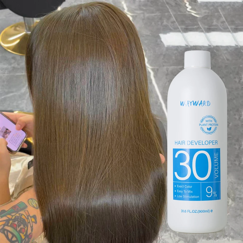 Fast shipping wholesale private label peroxide hair color developer natural cream oxidant hair in hair dye