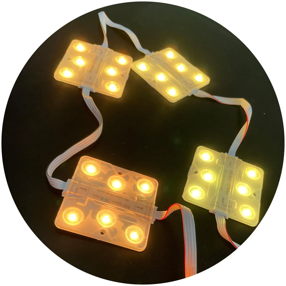 IP67 IP68 DC24V 3 6 Вт чипов smd3030 цифровой магический rgb Светодиодный модуль для программирования водонепроницаемый светодиодного светового блока подсветки