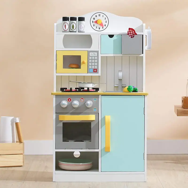 Простая сборка другие классические игрушки хобби пластиковый материал Детская кухня набор игрушек с несколькими аксессуарами