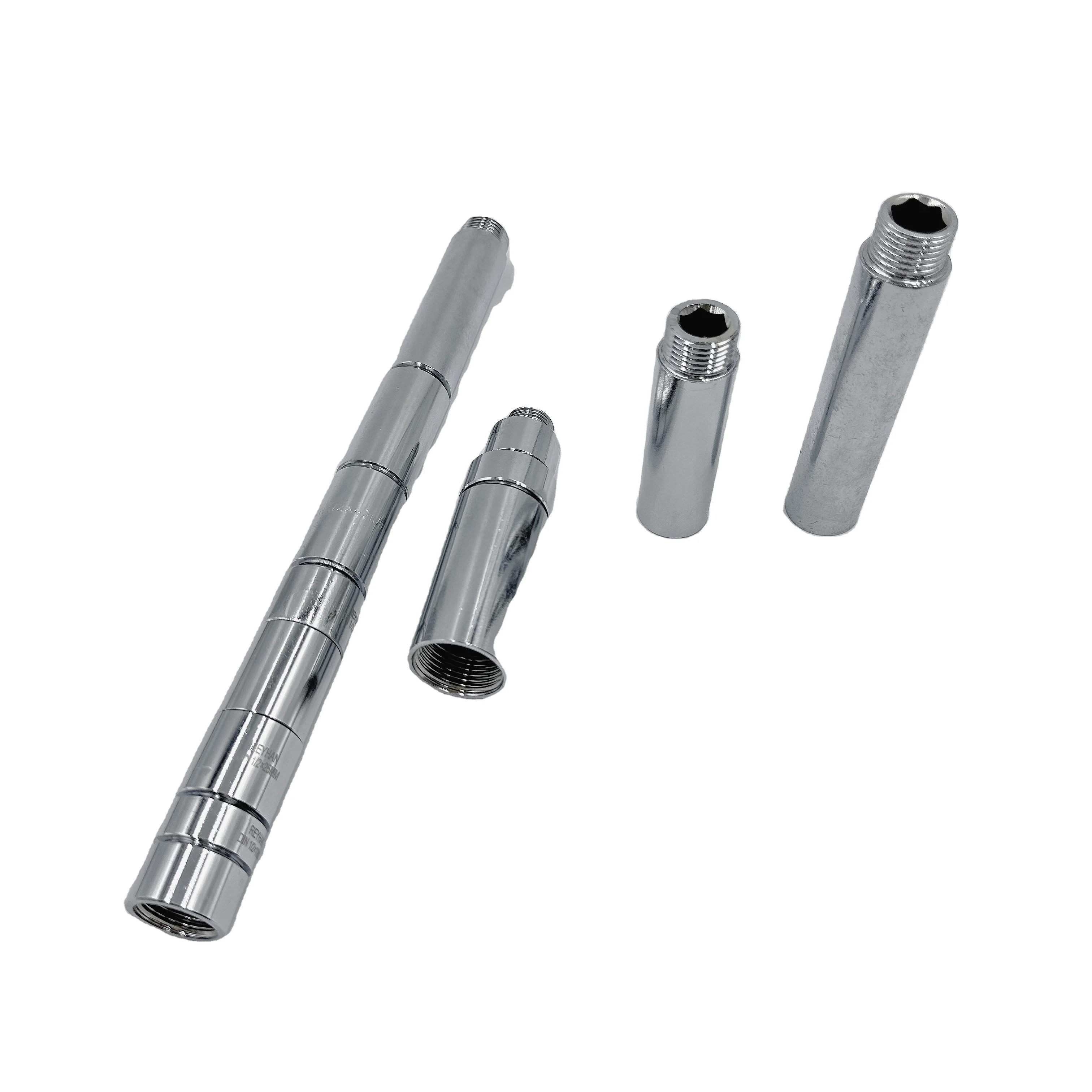 201 Stainless Steel Extension Fittings Faucet Connector Plated Female Fittings Customized Extension Pipe Fittings