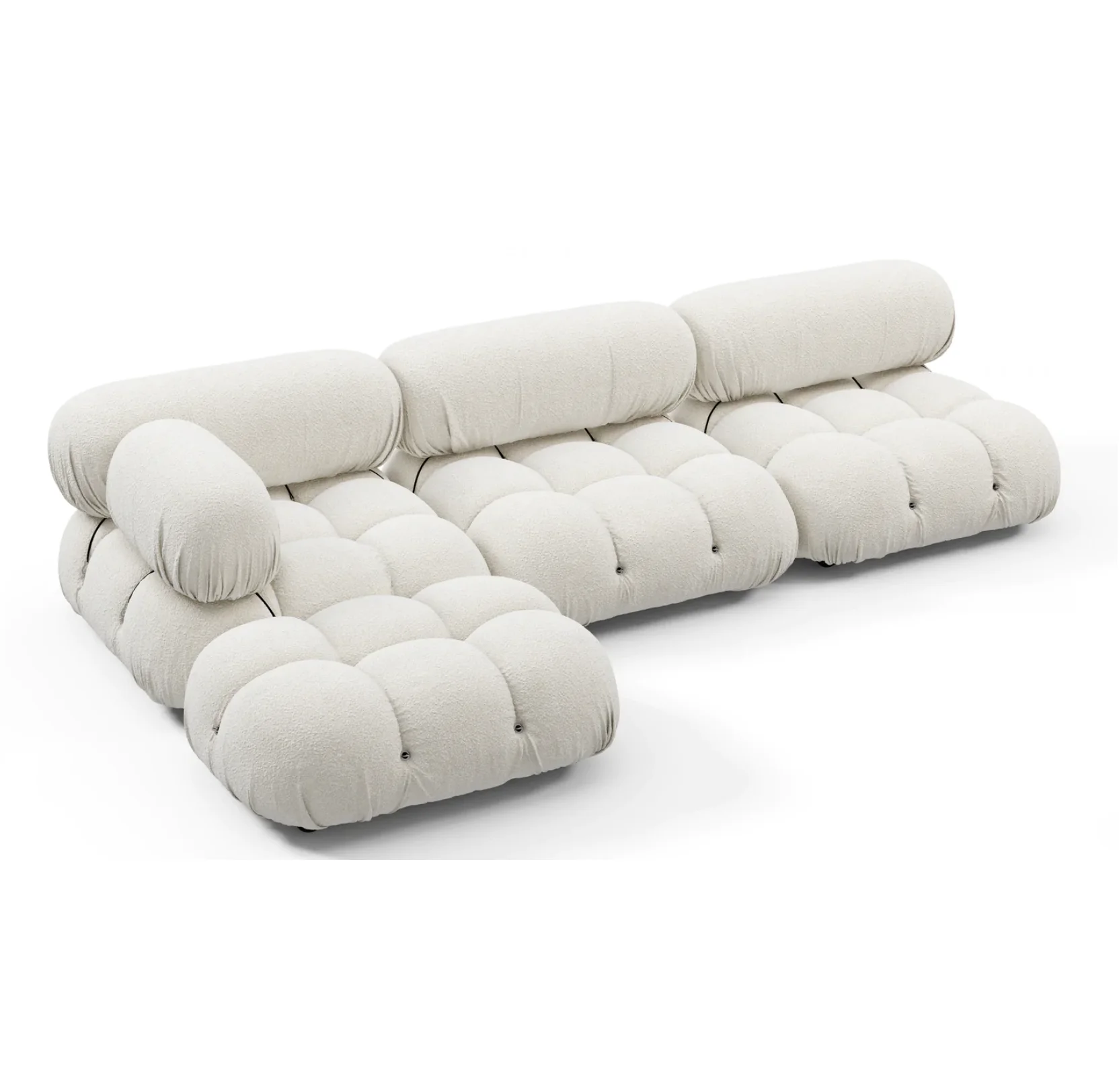 Wholesale designer furniture living room sofa modern sectional modular couch Mario bellini sofa love seat