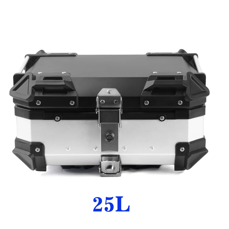 MT 25L motorcycle helmet motorbike accessories para motos alloy Tail top box motorcycle aluminum top case