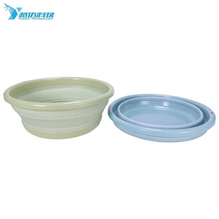 
Multi Purpose Portable Basin Hanging Hole Round Lightweight Collapsible Wash Basin 