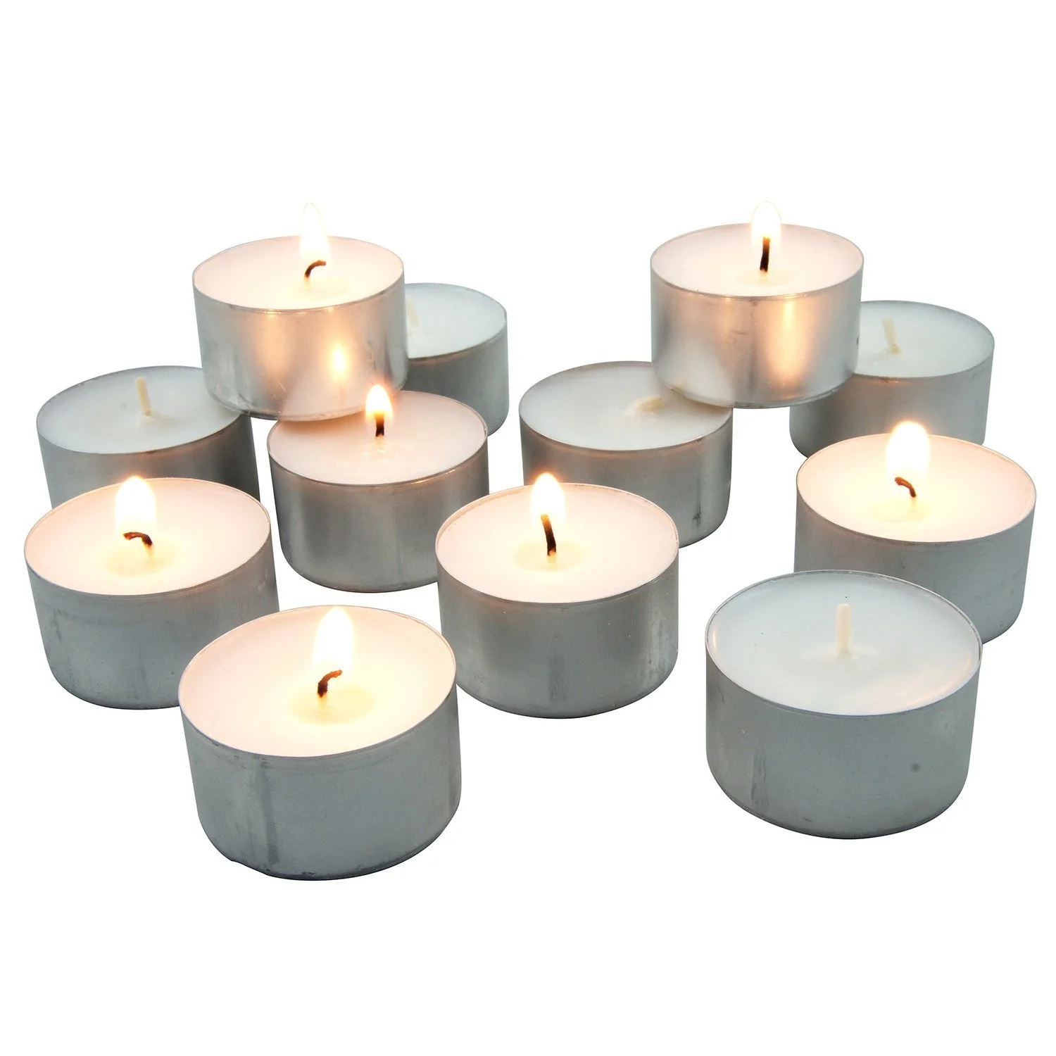 long burning tea light wax candle/white candle wax for sale