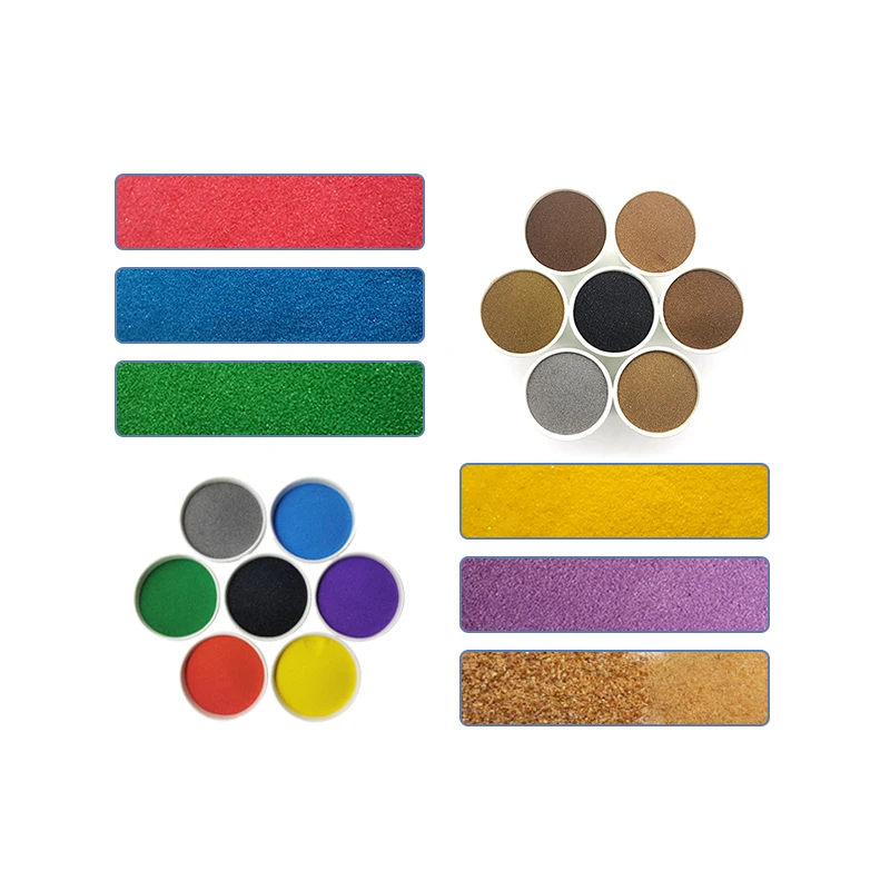 colored sand art for kids colored sand for artware colored sand for candle aggregate PC brick exterior wall real stone paint