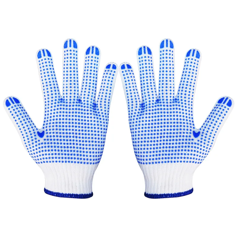 GLBZ016 Factory rescue protective gloves heat protectant  reusable industrial mechanic safety glove cotton work gloves