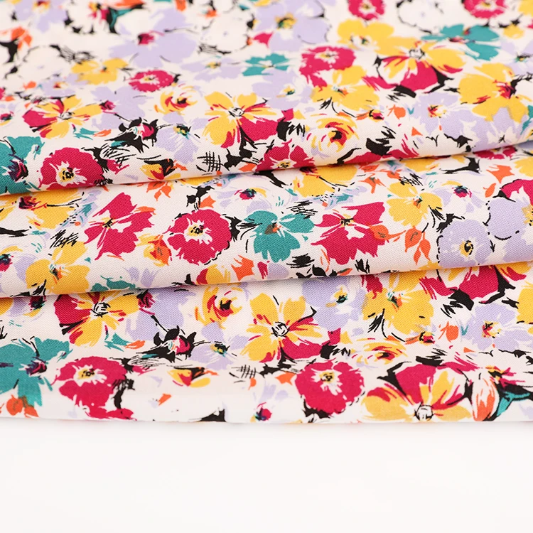 hot selling all eco lenzing  58 rayon viscose 42 tencel lyocell fabric for dresses