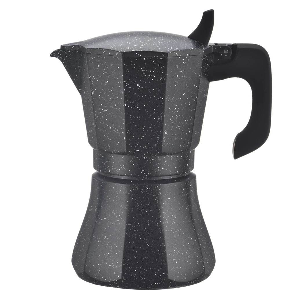 New arrival customized  moka aluminum ceramic coffee pot with top quality and high appearance