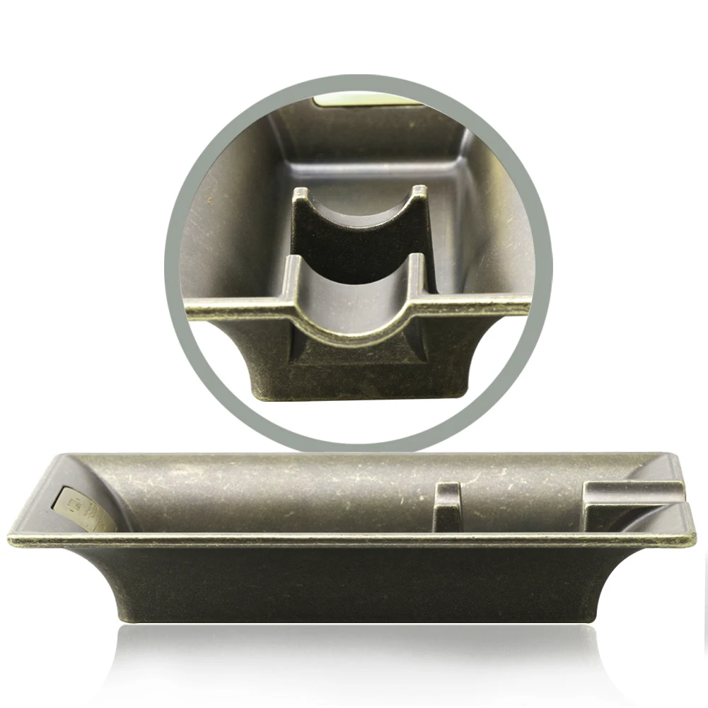 Wholesale High Grade Luxury Cigar Ashtray Metal Portable Ashtray