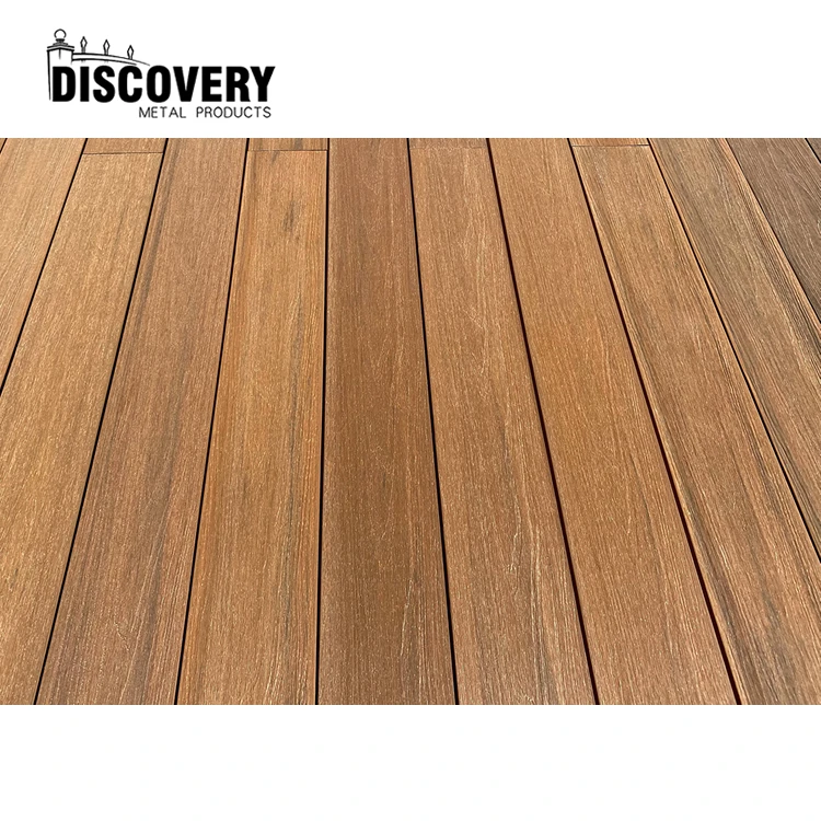 Wholesale Factory Prices Easy Installation Bicolor Composite Co-extrusion Decking Wood Grain color WPC Decking