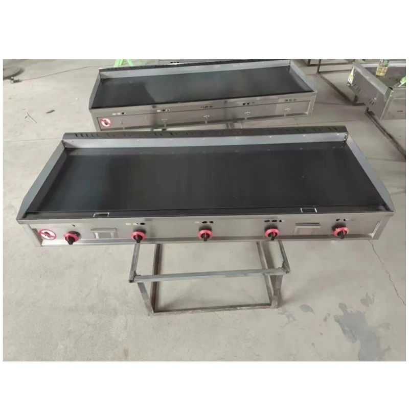 Heavy-Duty Stainless Steel Gas Baking Pan Machine Top-Selling Table-Top Device for Hotel Amenities