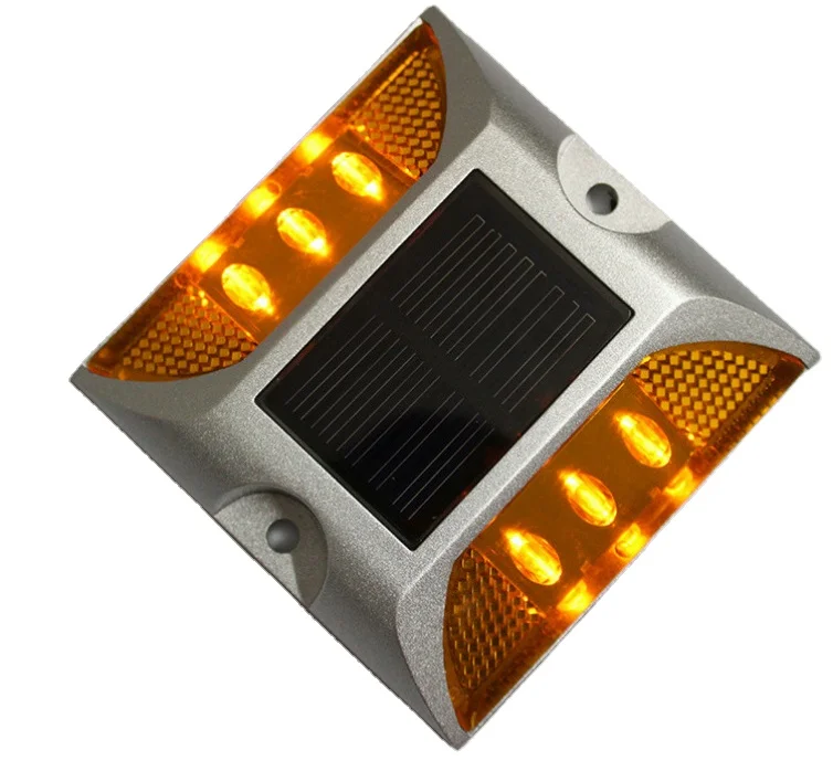 Цена производителя, подъездная дорожка, наружный светодиодный мигающий фонарь, алюминиевый дорожный маркер, солнечный дорожный гвоздик, кошачий глаз