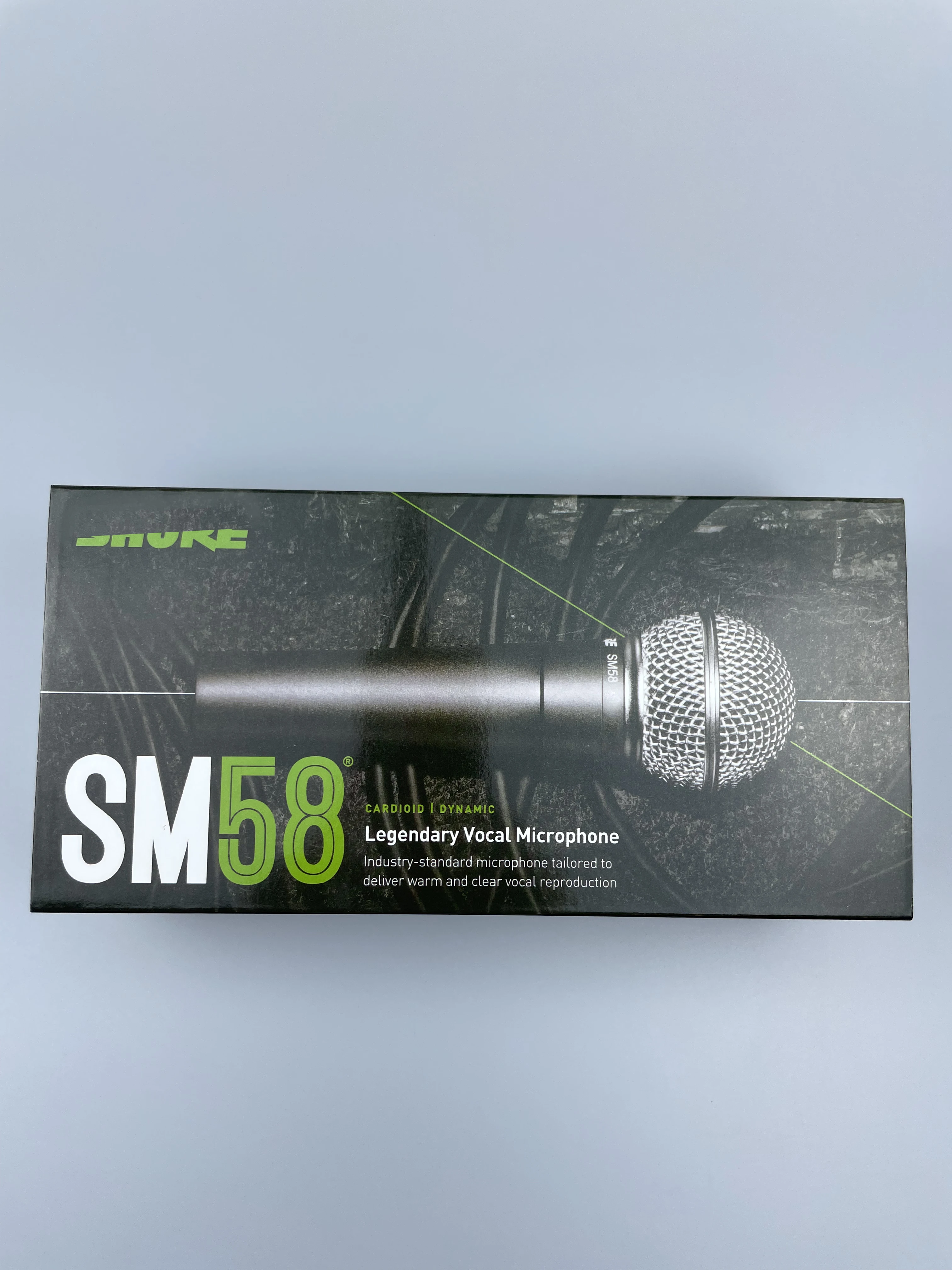 New Design Green Packaging Vocal Sm58 Dynamic Wired Ribbon Portable Professional Mic Studio Karaoke Microphone For Shure SM58