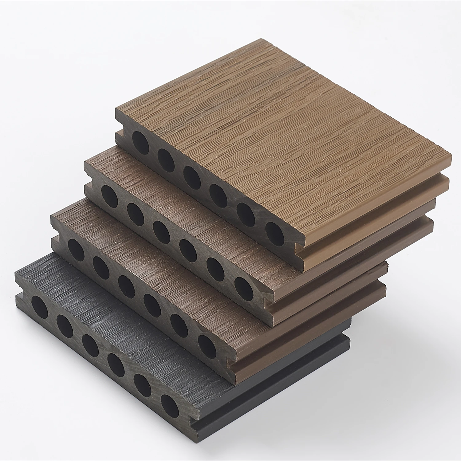 waterproof ECO friendly wooden decks outdoor floor wood composite decking for exterior decoration