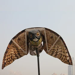 High Quality Plastic Flying Owl Ornaments Plastic Flying Owl Bird Repeller Backyard Decor Garden