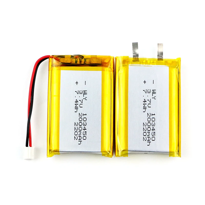 Высокая Емкость power bank батареи 3 7 В перезаряжаемые 2000 мАч 3000 полимерный литий-ионный аккумулятор 103450