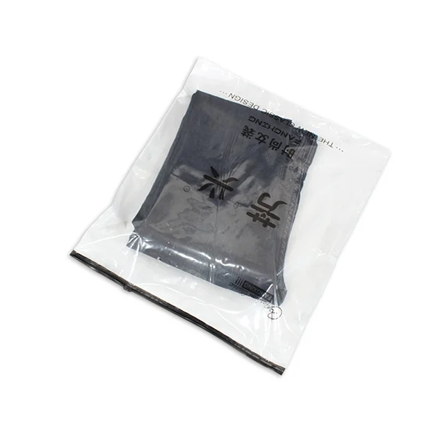 eco friendly customized  plastic clothes  ZIP LOCK transparent  packing bag