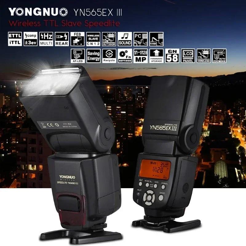 YONGNUO Speedlite YN565EX III C YN-565EX III Wireless TTL Flash Speedlite For Canon Cameras 500D 550D 600D