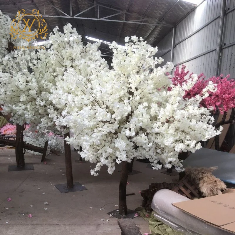 Cherri Cherry Blossom Tree Wedding Table Centerpiece Tree Indoor 5ft White Pink Artificial Branches Flowers Flores