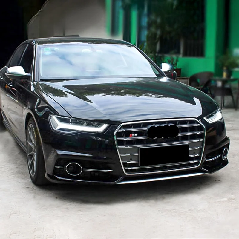 A6 or S6 C7.5 Front bumper fcaelift Audi RS6 BodyKit to A6 S6 C7.5 Car Bumper With grill Car bodykit  2015 2016 2017 2018