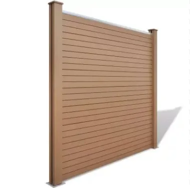 Fence Gate Like Wood Waterproof Outdoor Wood Plastic Composite Wpc Fence Panel Boards Latest Durable Composite Fencing Deck