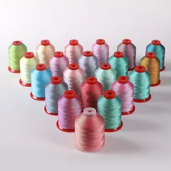 Factory Supply DIY Craft 3/6/9/12/15 Ply Braided Bracelet Jewelry Thread Multi-Twisted Metallic Yarn