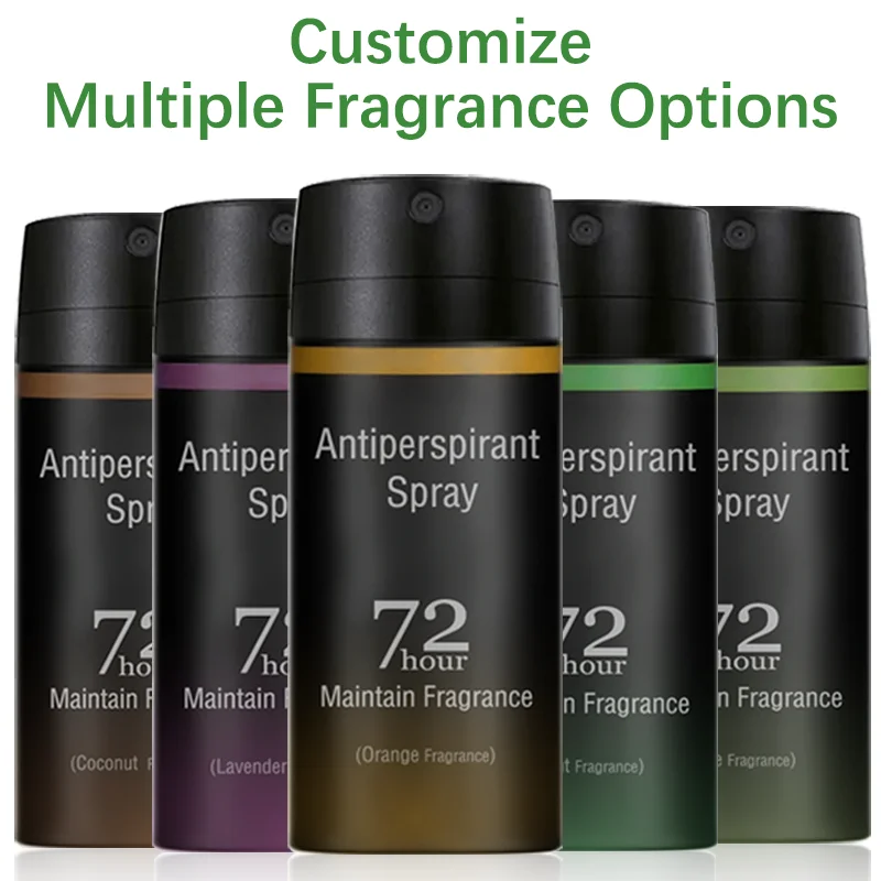 Customize your LOGO Natural organic scented body deodorant antiperspirant Improve armpit body odor antiperspirant spray