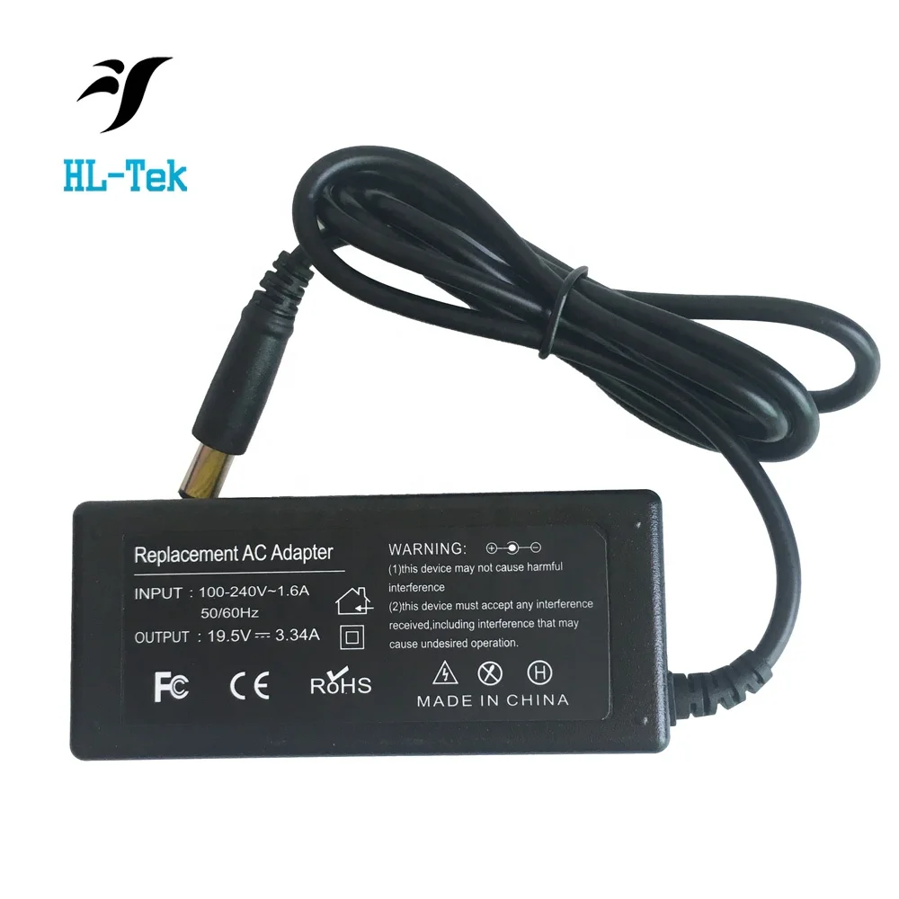 19.5v 3.34a 65w laptop ac adapter charger for dell pa-12 Inspiron 15 15R N5010 N5110 LA65NS2-01 Power Supply