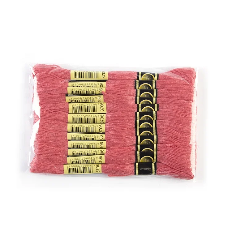 Color embroidery DIY Silk Line Branch Threads Similar Thread Floss Skein Cross Stitch Thread