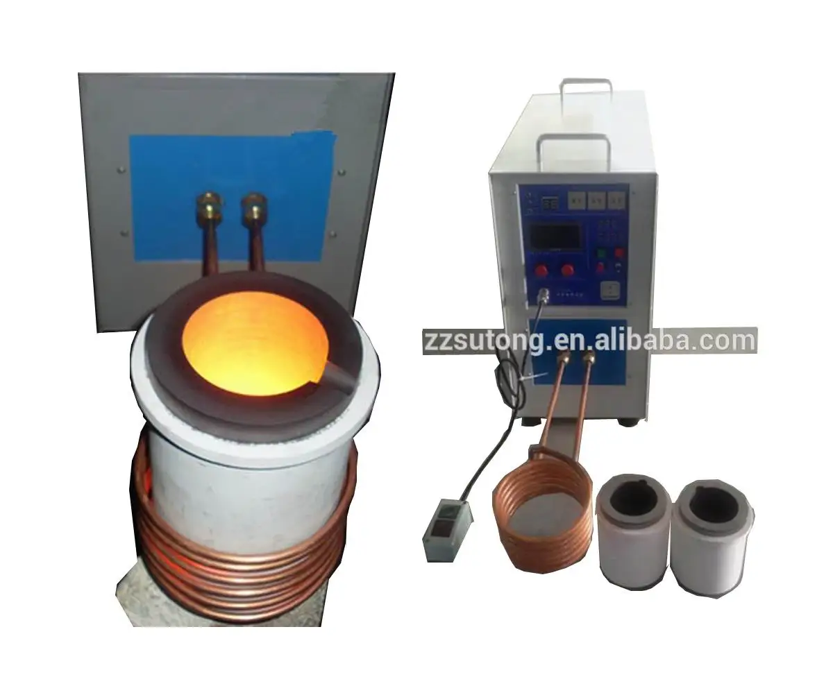 New Condition 1-5kg Mini Gold Induction Melting Furnace for Gold Bar Making