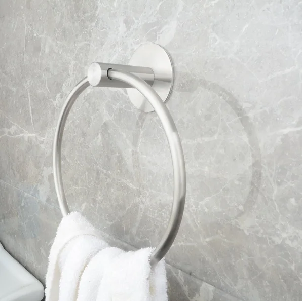 Modern Design Style Stainless Steel Wall Mount Towel Ring For Home Hotel Bathroom
