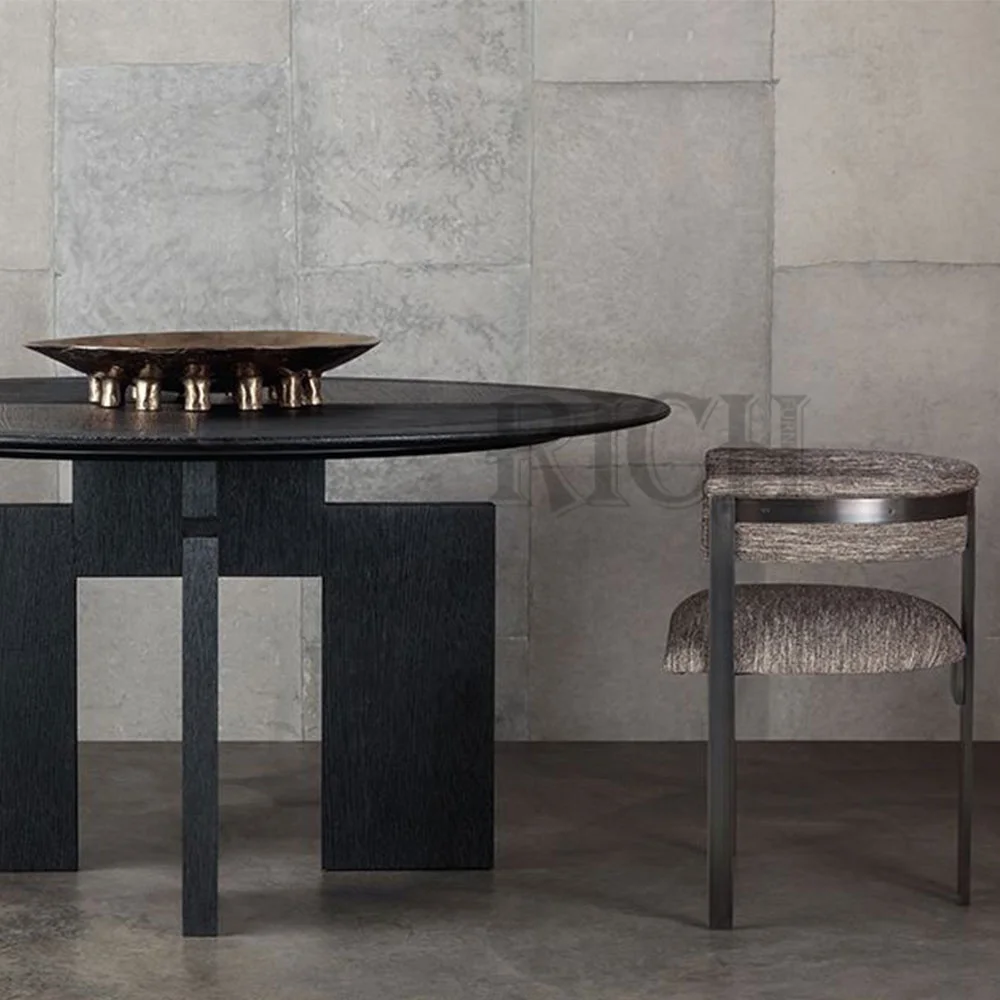 Тканевые удобные обеденные стулья Элегантные Дизайнерские итальянские для ресторана используемые кухонные столовой